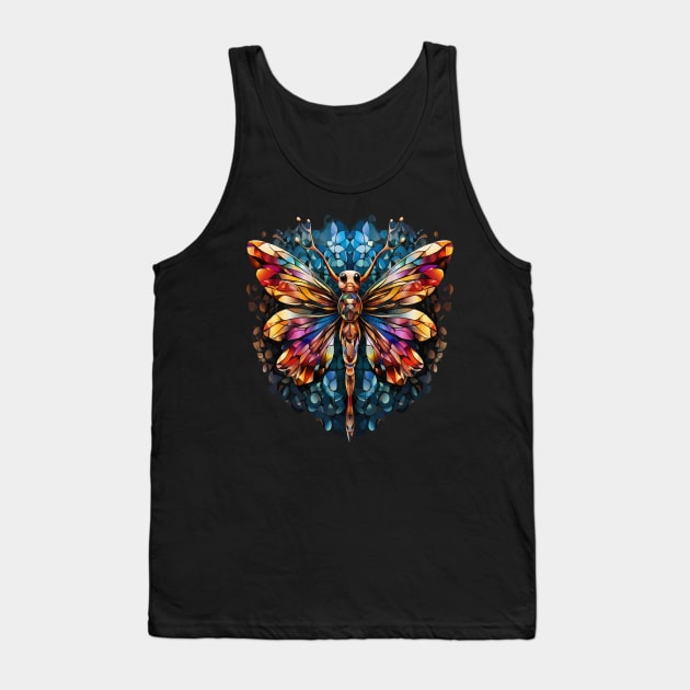 Dragonfly Rainbow Tank Top by JH Mart